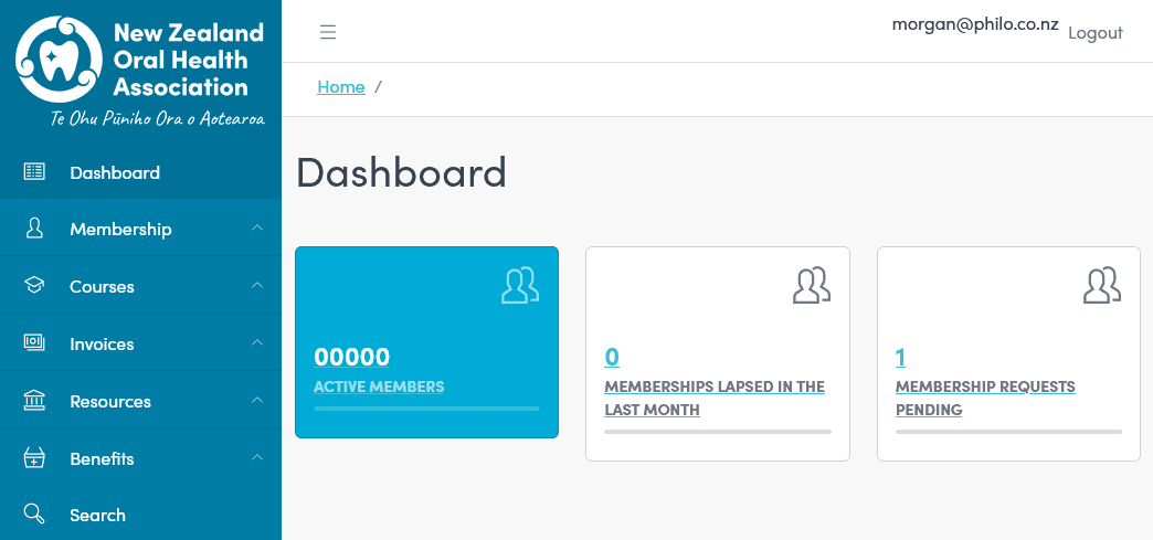 New Zealand Oral Health Association - Member Portal Image