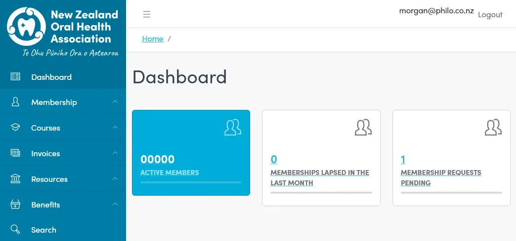 New Zealand Oral Health Association - Member Portal Image