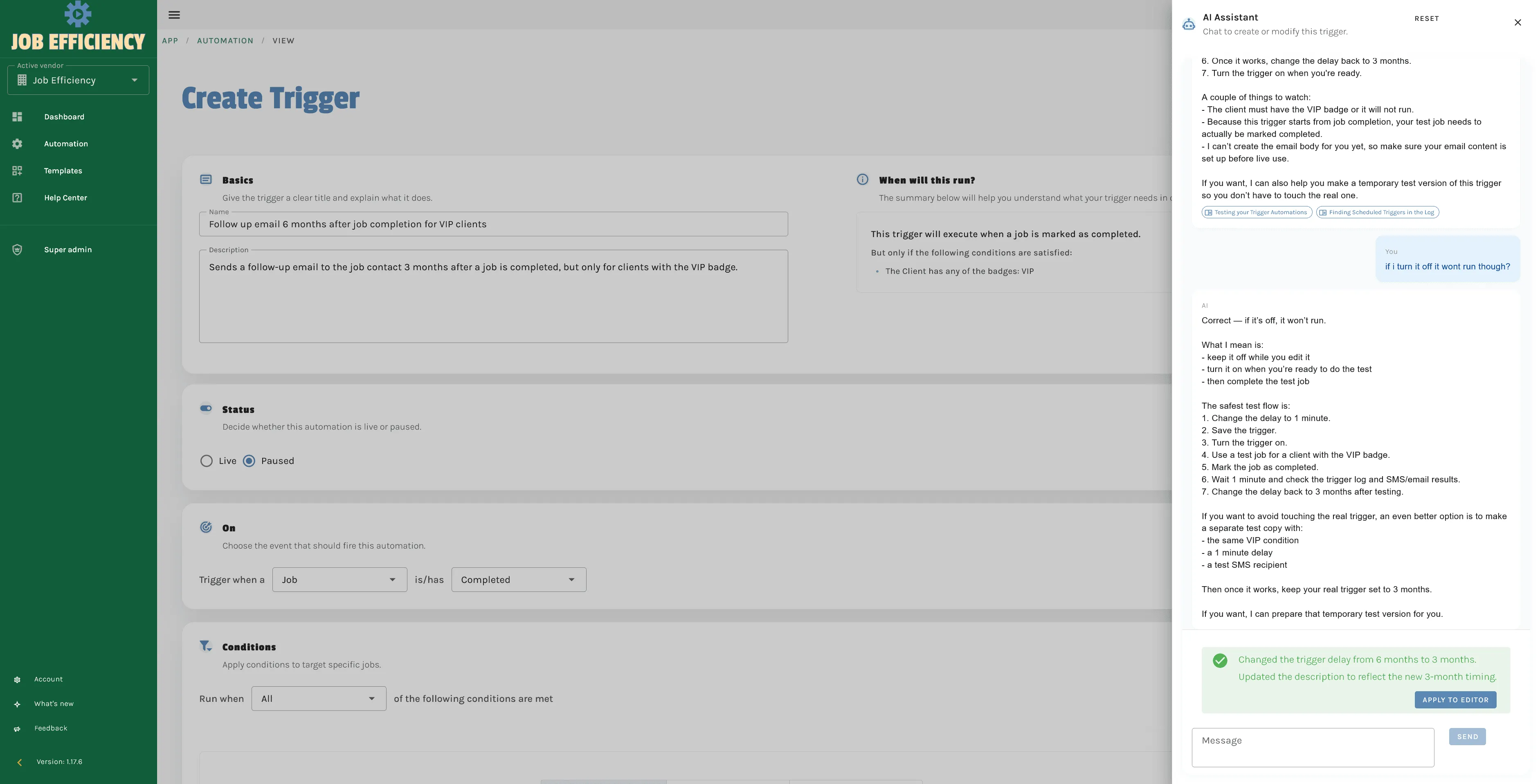 Implementing AI in Our App: A Journey to Job Efficiency Image