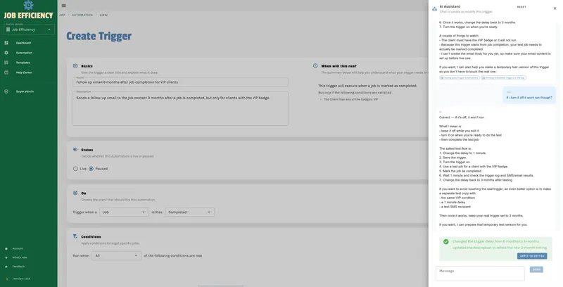 Implementing AI in Our App: A Journey to Job Efficiency Preview Image Image