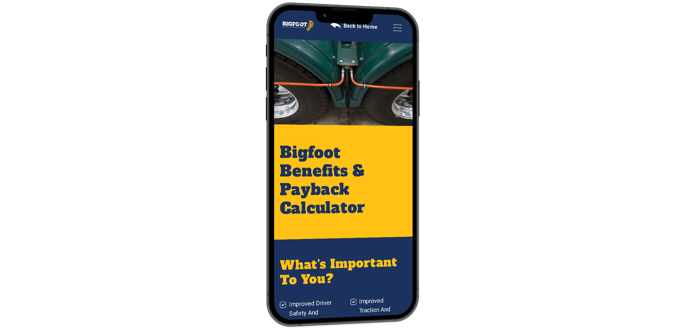 Bigfoot Benefits & Payback Calculator Preview Image